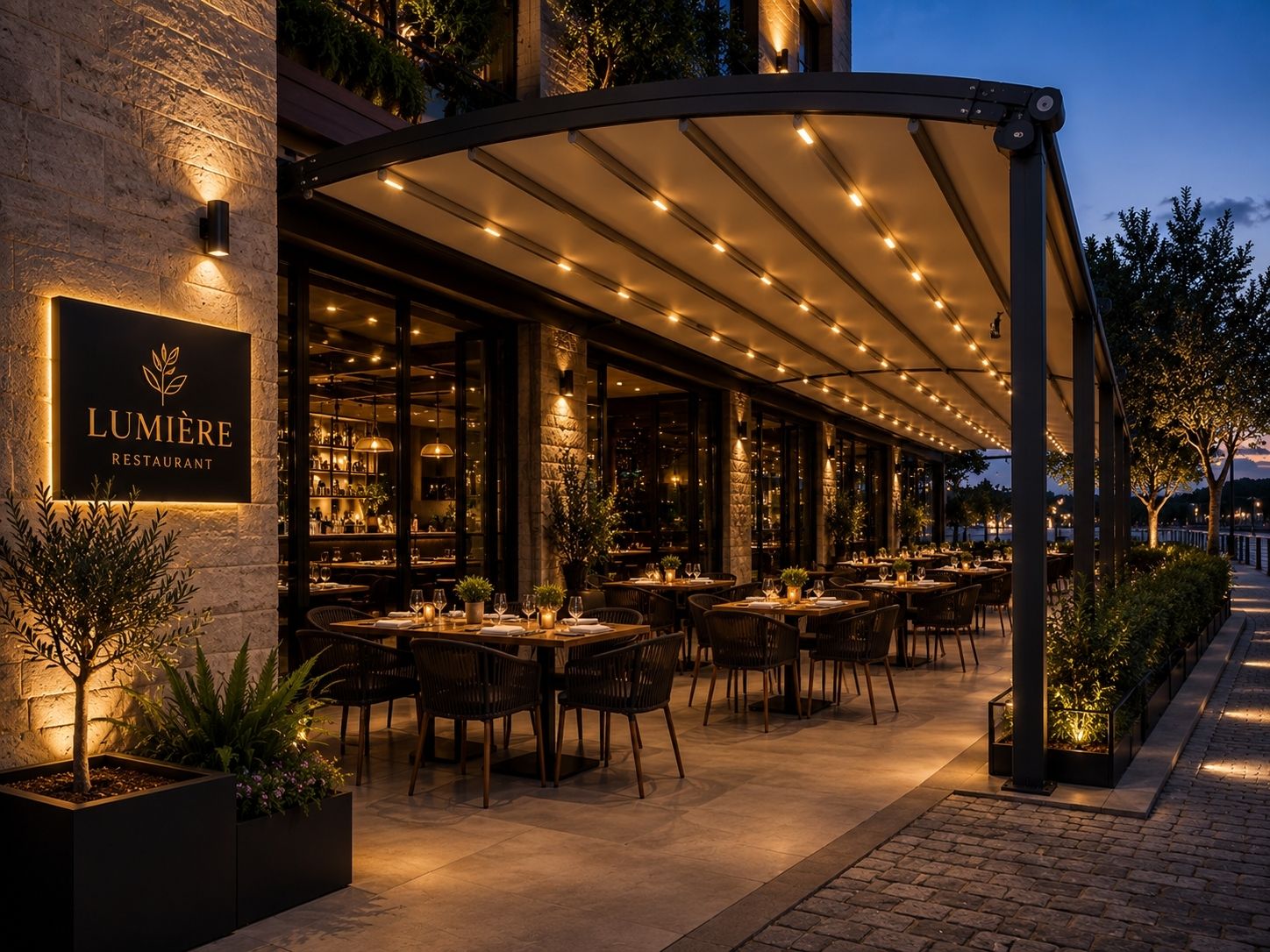 Kafe restoran pergola